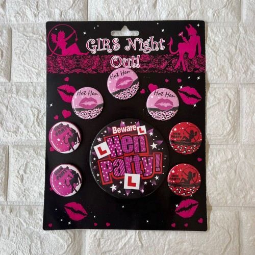 ZERO LAND - Bride To Be Parti Rozeti 8 adet No2 ZERO LAND - Bride To Be Parti Rozeti 8 adet No2
