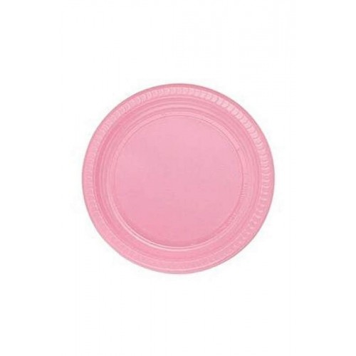 ZERO LAND - 25 adet Plastik Tabak Pembe 22 cm ZERO LAND - 25 adet Plastik Tabak Pembe 22 cm