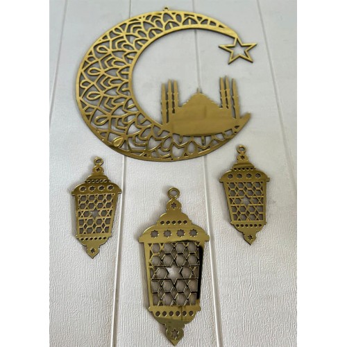 ZERO LAND - Ramazan Özel Pleksi Asma Süs Gold ZERO LAND - Ramazan Özel Pleksi Asma Süs Gold