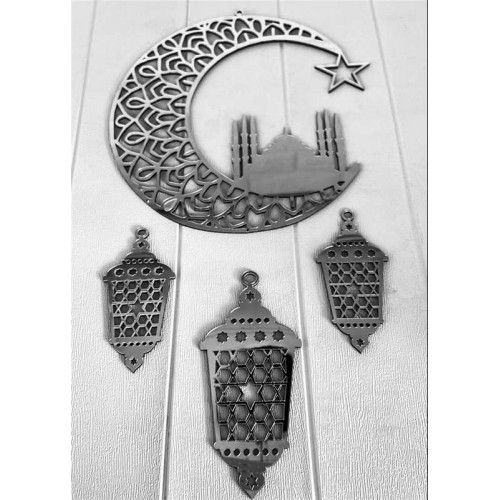 ZERO LAND - Ramazan Özel Pleksi Asma Süs Gümüş ZERO LAND - Ramazan Özel Pleksi Asma Süs Gümüş