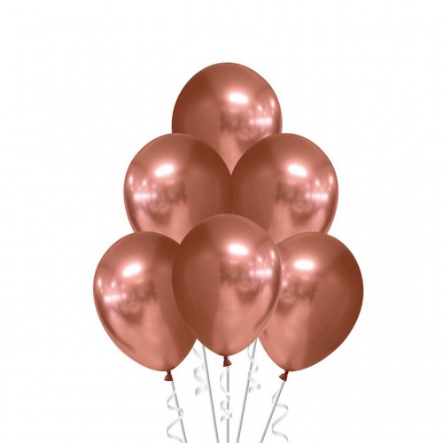 ZERO LAND - 50 adet Krom (Aynalı Çok Parlak ) Balon Rose Gold ZERO LAND - 50 adet Krom (Aynalı Çok Parlak ) Balon Rose Gold