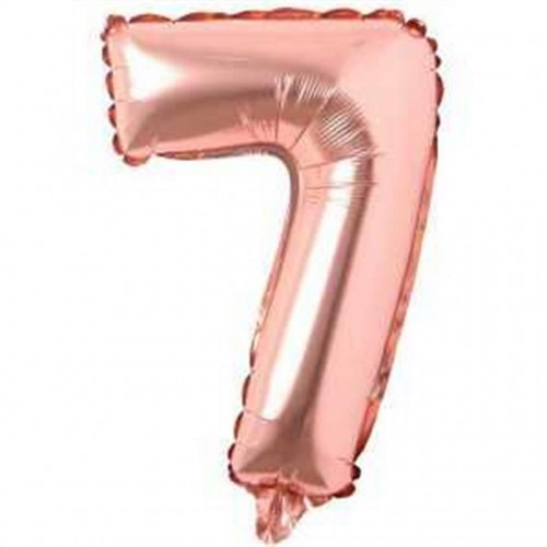 ZERO LAND - 16 inç 7 Rakamı Folyo Balon Rose Gold 40 cm ZERO LAND - 16 inç 7 Rakamı Folyo Balon Rose Gold 40 cm
