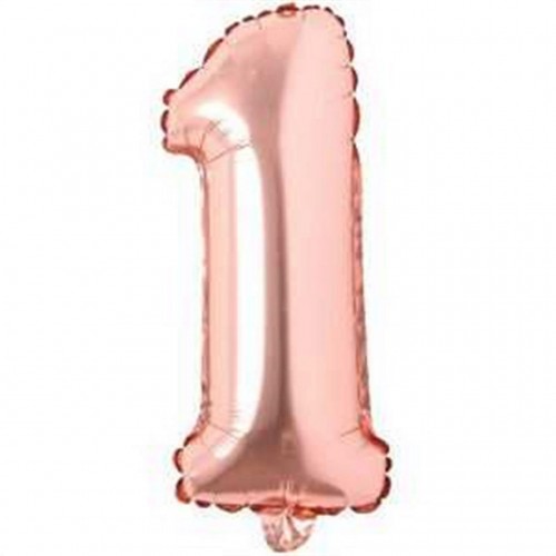 ZERO LAND - 16 inç 1 Rakamı Folyo Balon Rose Gold 40 cm ZERO LAND - 16 inç 1 Rakamı Folyo Balon Rose Gold 40 cm