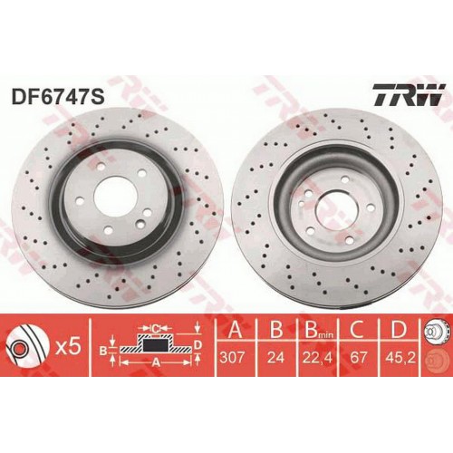 FREN DISKI ON ADET BMW F40 F44 F45 F46 F48 F39 MINI F54 F60 FREN DISKI ON ADET BMW F40 F44 F45 F46 F48 F39 MINI F54 F60