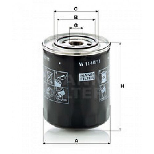 YAĞ FİLTRESİ VALTRA N SERIES N123 11 YAĞ FİLTRESİ VALTRA N SERIES N123 11