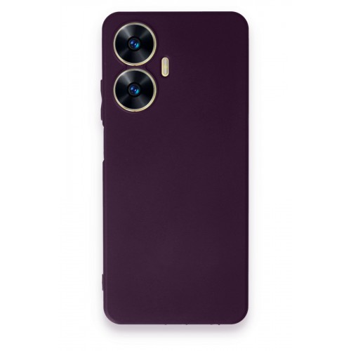 Newface Realme C55 Kılıf First Silikon - Mor Newface Realme C55 Kılıf First Silikon - Mor