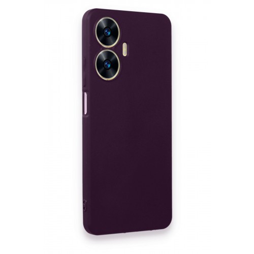 Newface Realme C55 Kılıf First Silikon - Mor Newface Realme C55 Kılıf First Silikon - Mor