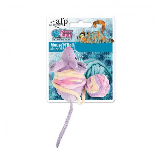 Afp Knotty Habit - Renkli Peluş Fare İpli Oyuncak Afp Knotty Habit - Renkli Peluş Fare İpli Oyuncak