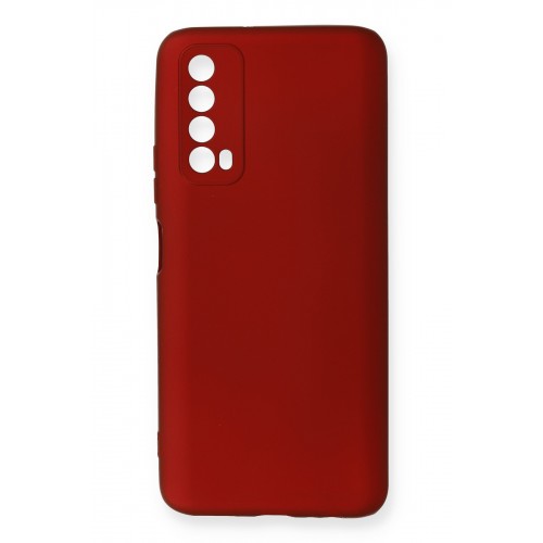 Newface Huawei P Smart 2021 Kılıf Premium Rubber Silikon - Bordo Newface Huawei P Smart 2021 Kılıf Premium Rubber Silikon - Bordo