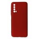 Newface Huawei P Smart 2021 Kılıf Premium Rubber Silikon - Bordo Newface Huawei P Smart 2021 Kılıf Premium Rubber Silikon - Bordo