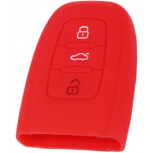 KONTAK ANAHTAR KUMANDA KORUYUCU KILIF SİLİKON KIRMIZI AUDI A4- A6 SMART KYLESS KONTAK ANAHTAR KUMANDA KORUYUCU KILIF SİLİKON KIRMIZI AUDI A4- A6 SMART KYLESS