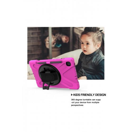 Newface Samsung Galaxy P610 Tab S6 Lite 10.4 Kılıf Amazing Tablet Kapak - Pembe Newface Samsung Galaxy P610 Tab S6 Lite 10.4 Kılıf Amazing Tablet Kapak - Pembe