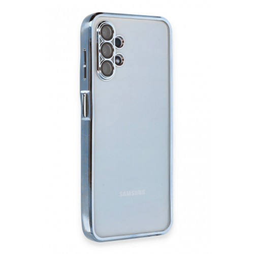 Newface Samsung Galaxy A13 4G Kılıf Razer Lensli Silikon - Açık Mavi Newface Samsung Galaxy A13 4G Kılıf Razer Lensli Silikon - Açık Mavi