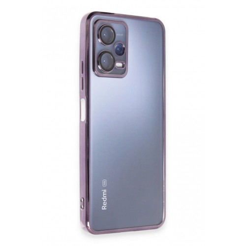Newface Xiaomi Redmi Note 12 5G Kılıf Razer Lensli Silikon - Mor Newface Xiaomi Redmi Note 12 5G Kılıf Razer Lensli Silikon - Mor