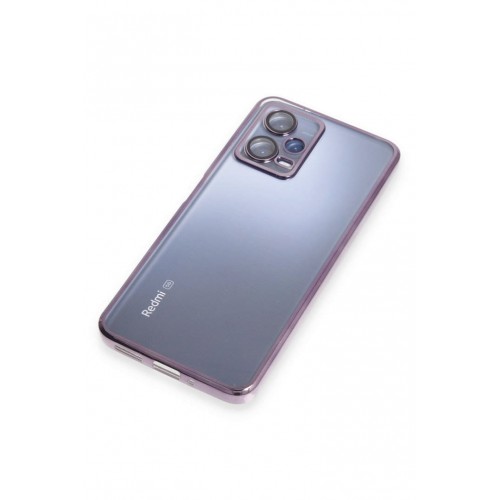 Newface Xiaomi Redmi Note 12 5G Kılıf Razer Lensli Silikon - Mor Newface Xiaomi Redmi Note 12 5G Kılıf Razer Lensli Silikon - Mor