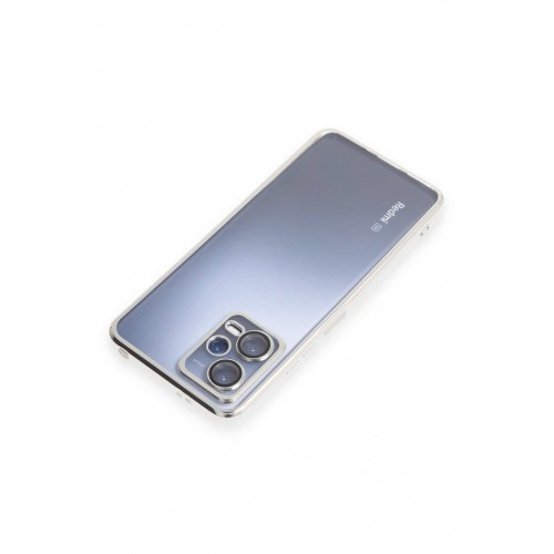 Newface Xiaomi Redmi Note 12 5G Kılıf Razer Lensli Silikon - Gümüş Newface Xiaomi Redmi Note 12 5G Kılıf Razer Lensli Silikon - Gümüş