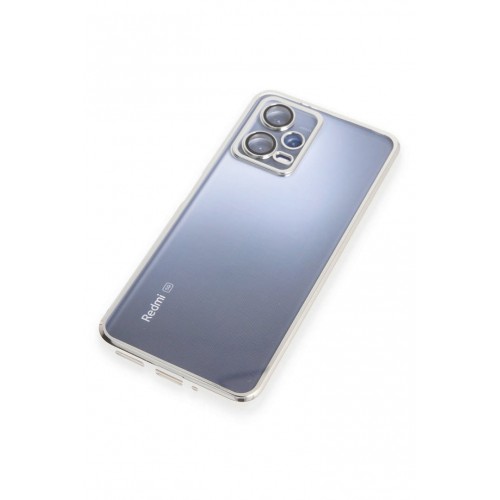 Newface Xiaomi Redmi Note 12 5G Kılıf Razer Lensli Silikon - Gümüş Newface Xiaomi Redmi Note 12 5G Kılıf Razer Lensli Silikon - Gümüş