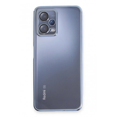 Newface Xiaomi Redmi Note 12 5G Kılıf Razer Lensli Silikon - Açık Mavi