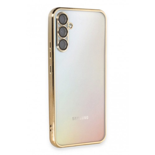 Newface Samsung Galaxy A54 5G Kılıf Razer Lensli Silikon - Gold Newface Samsung Galaxy A54 5G Kılıf Razer Lensli Silikon - Gold