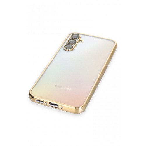 Newface Samsung Galaxy A54 5G Kılıf Razer Lensli Silikon - Gold Newface Samsung Galaxy A54 5G Kılıf Razer Lensli Silikon - Gold
