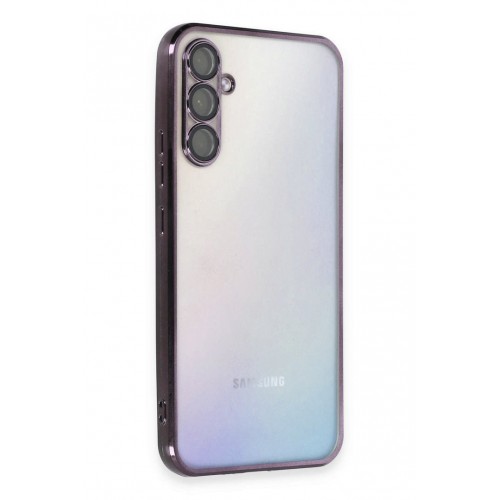 Newface Samsung Galaxy A54 5G Kılıf Razer Lensli Silikon - Mor Newface Samsung Galaxy A54 5G Kılıf Razer Lensli Silikon - Mor