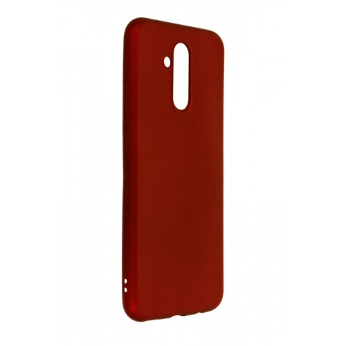 Newface Huawei Mate 20 Lite Kılıf Premium Rubber Silikon - Bordo Newface Huawei Mate 20 Lite Kılıf Premium Rubber Silikon - Bordo