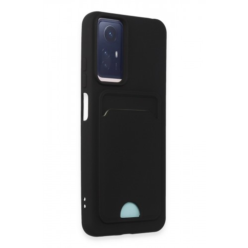 Newface Xiaomi Redmi Note 12S Kılıf Kelvin Kartvizitli Silikon - Siyah Newface Xiaomi Redmi Note 12S Kılıf Kelvin Kartvizitli Silikon - Siyah