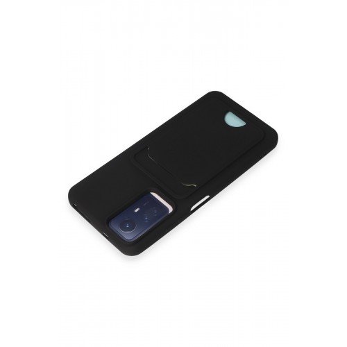 Newface Xiaomi Redmi Note 12S Kılıf Kelvin Kartvizitli Silikon - Siyah Newface Xiaomi Redmi Note 12S Kılıf Kelvin Kartvizitli Silikon - Siyah
