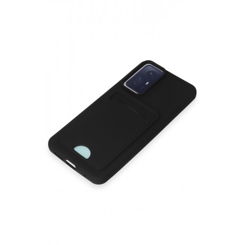 Newface Xiaomi Redmi Note 12S Kılıf Kelvin Kartvizitli Silikon - Siyah Newface Xiaomi Redmi Note 12S Kılıf Kelvin Kartvizitli Silikon - Siyah