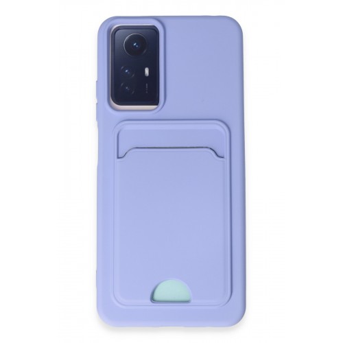 Newface Xiaomi Redmi Note 12S Kılıf Kelvin Kartvizitli Silikon - Lila Newface Xiaomi Redmi Note 12S Kılıf Kelvin Kartvizitli Silikon - Lila