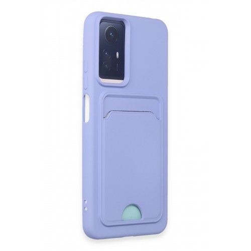 Newface Xiaomi Redmi Note 12S Kılıf Kelvin Kartvizitli Silikon - Lila Newface Xiaomi Redmi Note 12S Kılıf Kelvin Kartvizitli Silikon - Lila
