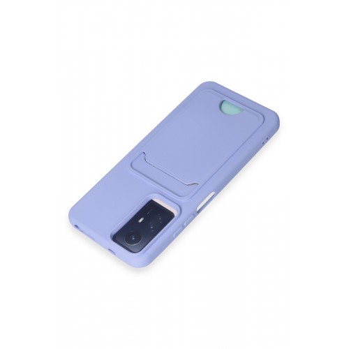 Newface Xiaomi Redmi Note 12S Kılıf Kelvin Kartvizitli Silikon - Lila Newface Xiaomi Redmi Note 12S Kılıf Kelvin Kartvizitli Silikon - Lila