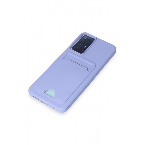 Newface Xiaomi Redmi Note 12S Kılıf Kelvin Kartvizitli Silikon - Lila Newface Xiaomi Redmi Note 12S Kılıf Kelvin Kartvizitli Silikon - Lila