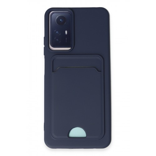 Newface Xiaomi Redmi Note 12S Kılıf Kelvin Kartvizitli Silikon - Lacivert Newface Xiaomi Redmi Note 12S Kılıf Kelvin Kartvizitli Silikon - Lacivert