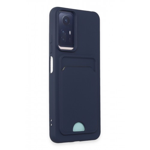 Newface Xiaomi Redmi Note 12S Kılıf Kelvin Kartvizitli Silikon - Lacivert Newface Xiaomi Redmi Note 12S Kılıf Kelvin Kartvizitli Silikon - Lacivert