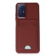 Newface Xiaomi Redmi Note 12S Kılıf Kelvin Kartvizitli Silikon - Bordo Newface Xiaomi Redmi Note 12S Kılıf Kelvin Kartvizitli Silikon - Bordo