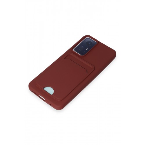 Newface Xiaomi Redmi Note 12S Kılıf Kelvin Kartvizitli Silikon - Bordo Newface Xiaomi Redmi Note 12S Kılıf Kelvin Kartvizitli Silikon - Bordo