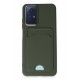 Newface Xiaomi Redmi Note 12S Kılıf Kelvin Kartvizitli Silikon - Koyu Yeşil Newface Xiaomi Redmi Note 12S Kılıf Kelvin Kartvizitli Silikon - Koyu Yeşil