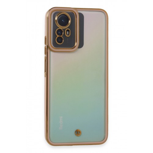 Newface Xiaomi Redmi Note 12S Kılıf Liva Lens Silikon - Pudra Newface Xiaomi Redmi Note 12S Kılıf Liva Lens Silikon - Pudra