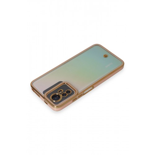 Newface Xiaomi Redmi Note 12S Kılıf Liva Lens Silikon - Pudra Newface Xiaomi Redmi Note 12S Kılıf Liva Lens Silikon - Pudra