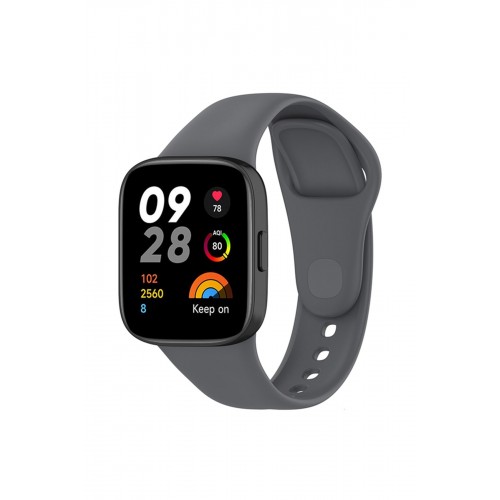Newface Xiaomi Redmi Watch 3 Klasik Kordon - Füme Newface Xiaomi Redmi Watch 3 Klasik Kordon - Füme