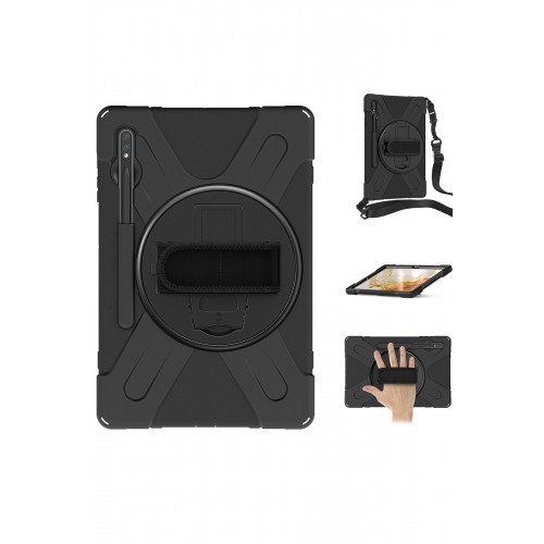 Newface Samsung Galaxy T737 Tab S7 FE 12.4 Kılıf Amazing Tablet Kapak - Siyah Newface Samsung Galaxy T737 Tab S7 FE 12.4 Kılıf Amazing Tablet Kapak - Siyah