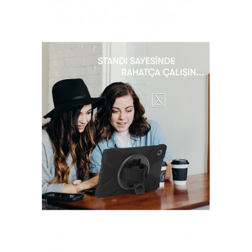 Newface iPad Pro 12.9 (2021) Kılıf Amazing Tablet Kapak - Siyah Newface iPad Pro 12.9 (2021) Kılıf Amazing Tablet Kapak - Siyah