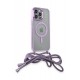 Newface iPhone 12 Pro Max Kılıf Divo Lazer Askılı Magsafe Kapak - Lila Newface iPhone 12 Pro Max Kılıf Divo Lazer Askılı Magsafe Kapak - Lila