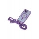 Newface iPhone 13 Kılıf Divo Lazer Askılı Magsafe Kapak - Lila Newface iPhone 13 Kılıf Divo Lazer Askılı Magsafe Kapak - Lila