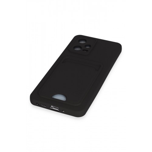 Newface Xiaomi Redmi Note 12 4G Kılıf Kelvin Kartvizitli Silikon - Siyah Newface Xiaomi Redmi Note 12 4G Kılıf Kelvin Kartvizitli Silikon - Siyah