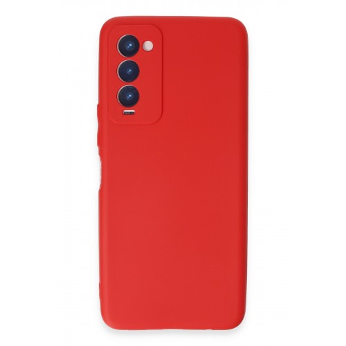 Newface Tecno Camon 18T Kılıf First Silikon - Kırmızı Newface Tecno Camon 18T Kılıf First Silikon - Kırmızı