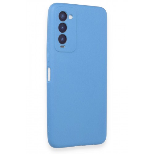 Newface Tecno Camon 18T Kılıf First Silikon - Mavi Newface Tecno Camon 18T Kılıf First Silikon - Mavi
