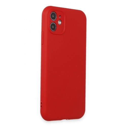 Newface iPhone 11 Kılıf First Silikon - Kırmızı Newface iPhone 11 Kılıf First Silikon - Kırmızı