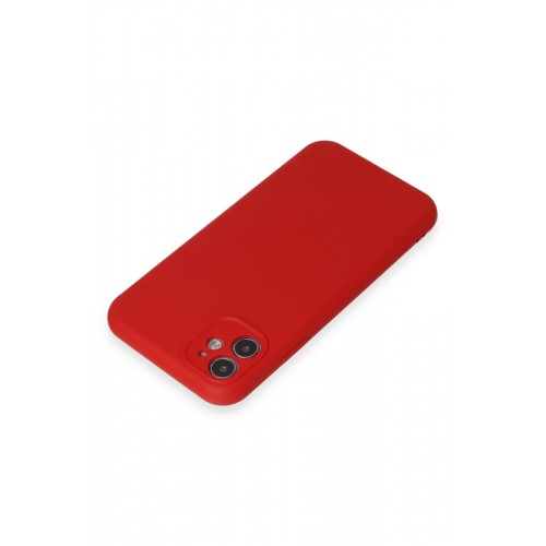 Newface iPhone 11 Kılıf First Silikon - Kırmızı Newface iPhone 11 Kılıf First Silikon - Kırmızı